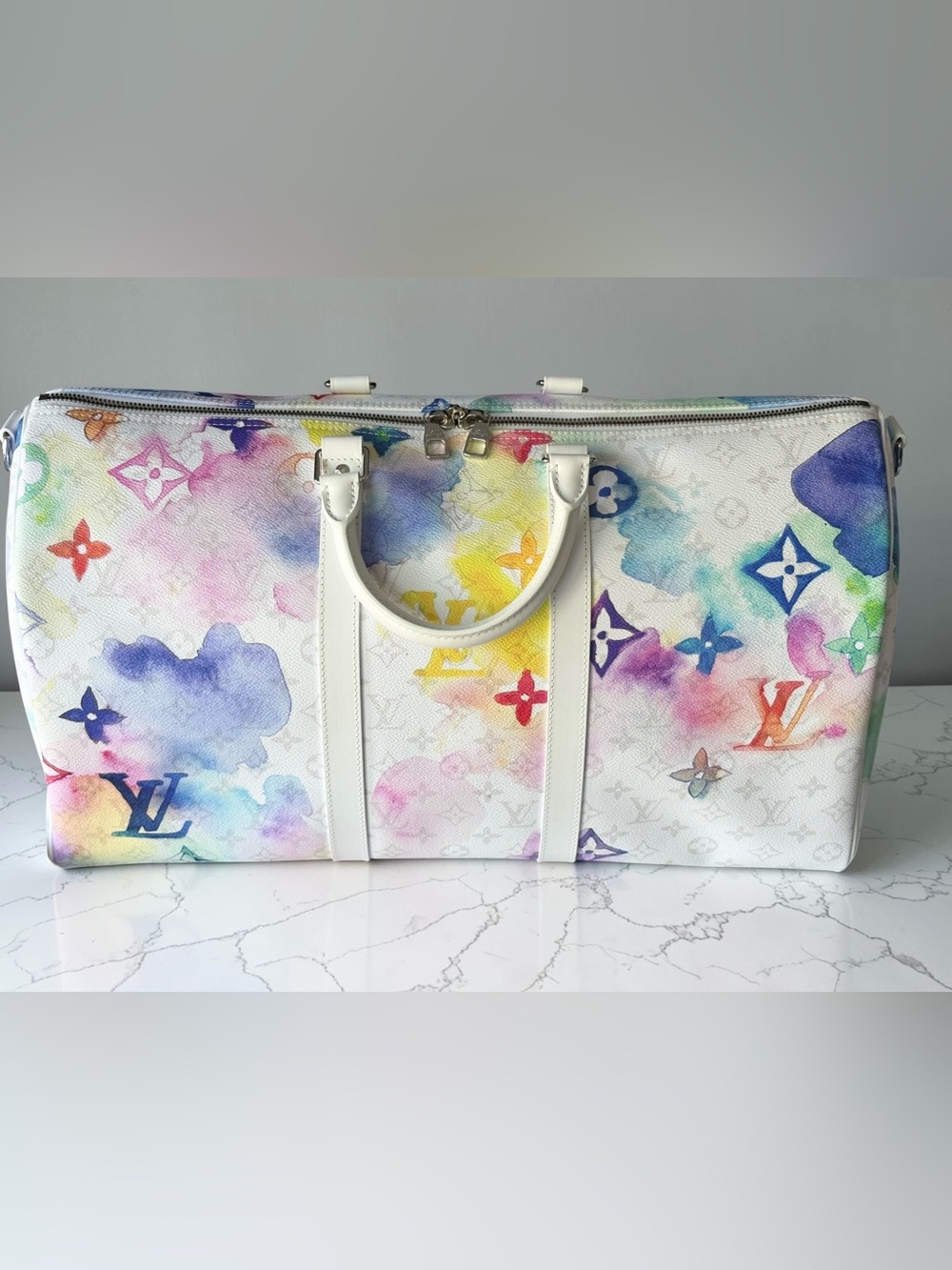 🌸Louis Vuitton Watercolor Keepall B 50🌸 - Picture 3 of 16